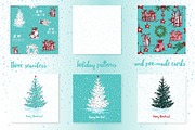 Sketch Xmas tree and holiday cars, a Card Template by Zimages (Thumbnail 3 of 5)