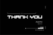 Tyxor - Futuristic Display Font, a Sans Serif Font by Typeagle (Thumbnail 9 of 9)