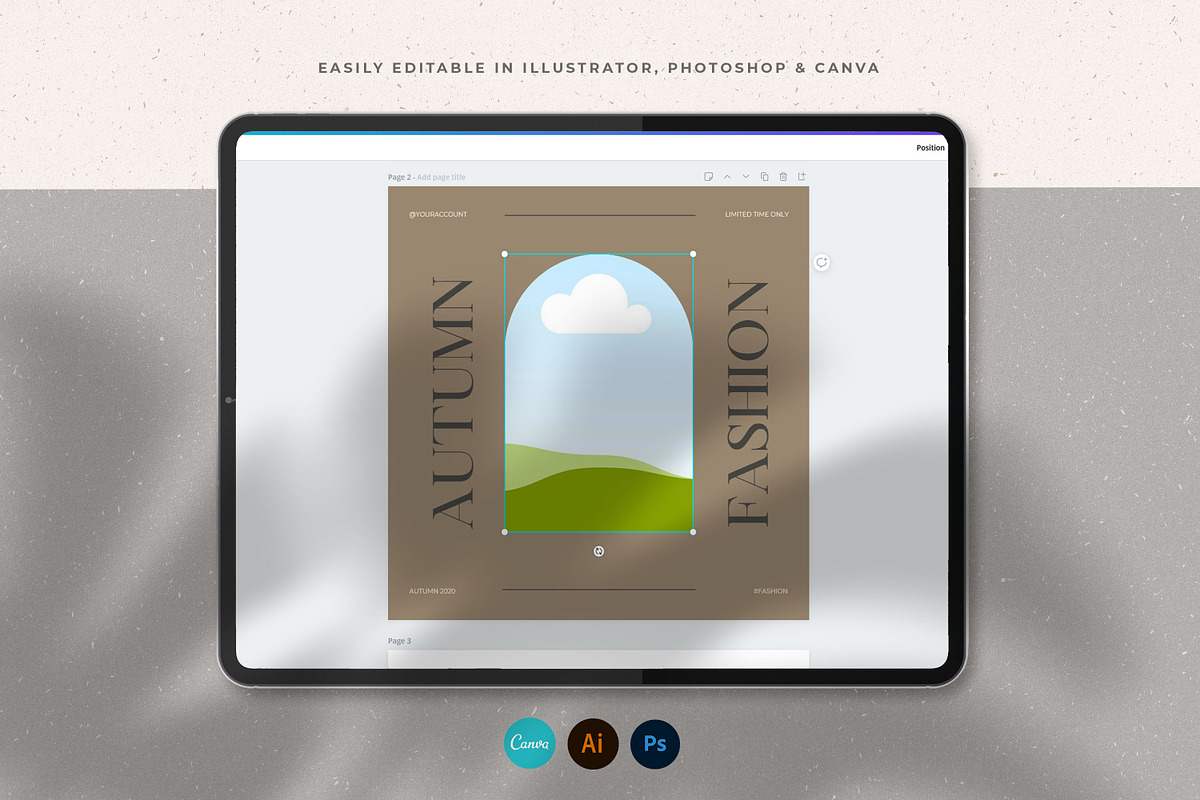 CANVA Elegant Social Media Templates, a Social Media Template by AndrewPixel (Photo 5 of 12)
