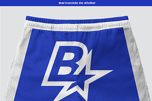 Basketball Mesh Shorts Mockup