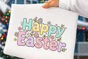 Bunny Egg Floral Spring Happy Easter, an Illustration by SinaCreation (Thumbnail 4 of 7)
