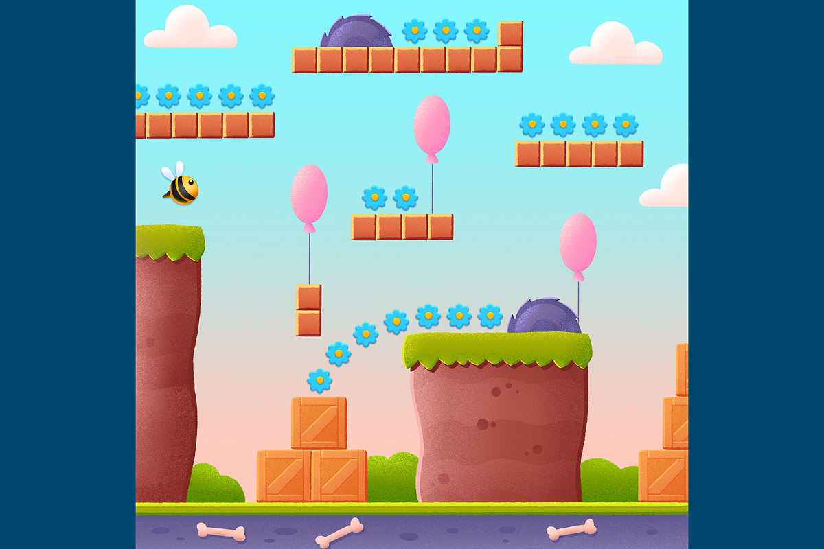 Game UI pack, Bee, an Object Graphic by KartInnka (Photo 17 of 28)