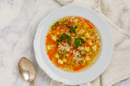 Pickle soup (rassolnik)