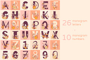 Orange garden monograms, a Decorative Illustration by julianaapina (Thumbnail 2 of 7)