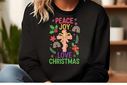 Peace Joy Love Christmas Png, an Illustration by DreamArtGraphic (Thumbnail 3 of 5)
