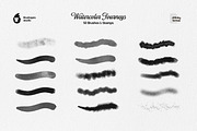 Watercolor Journeys Affinity Brushes, a Brush Add-On by brushapes.com (Thumbnail 4 of 11)