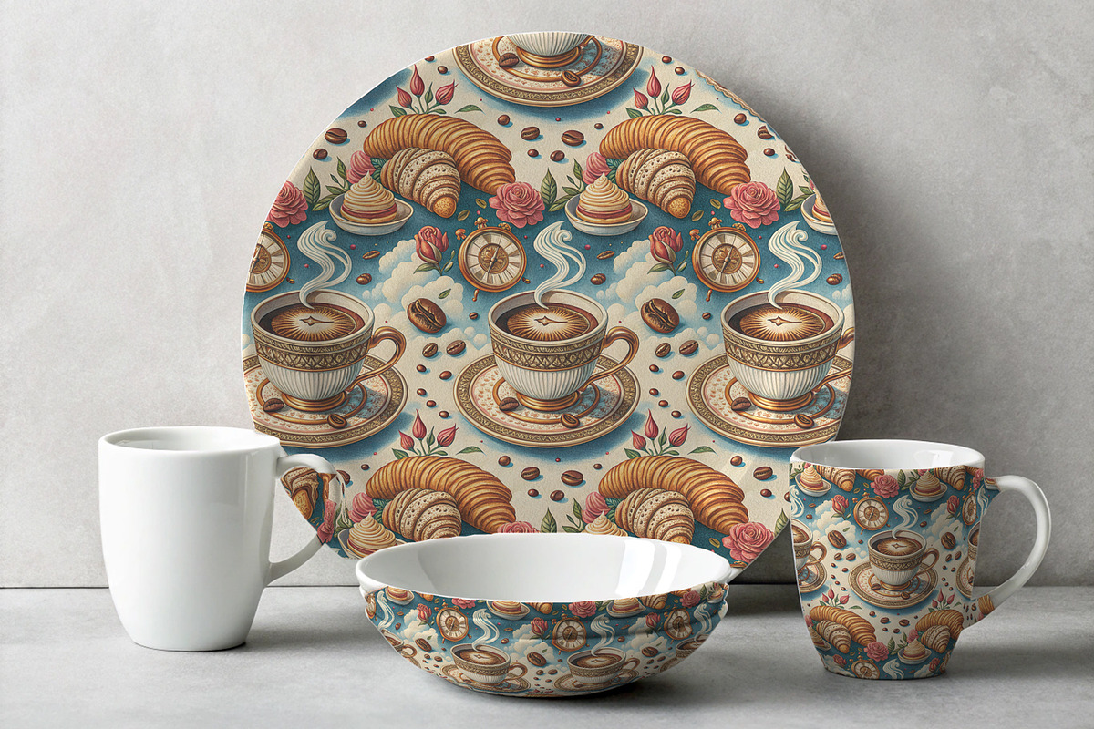 Morning Ritual, a Pattern Graphic by Designs by Helen Trupak (Photo 1 of 11)