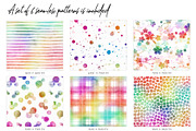 10 Huge Rainbow Watercolors, a Background Graphic by AdenaJ (Thumbnail 3 of 13)