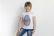 100 Kid's T-Shirt Mock-Up 2018 #22, a Shirt Mockup by Freeman Studio (Thumbnail 22 of 107)