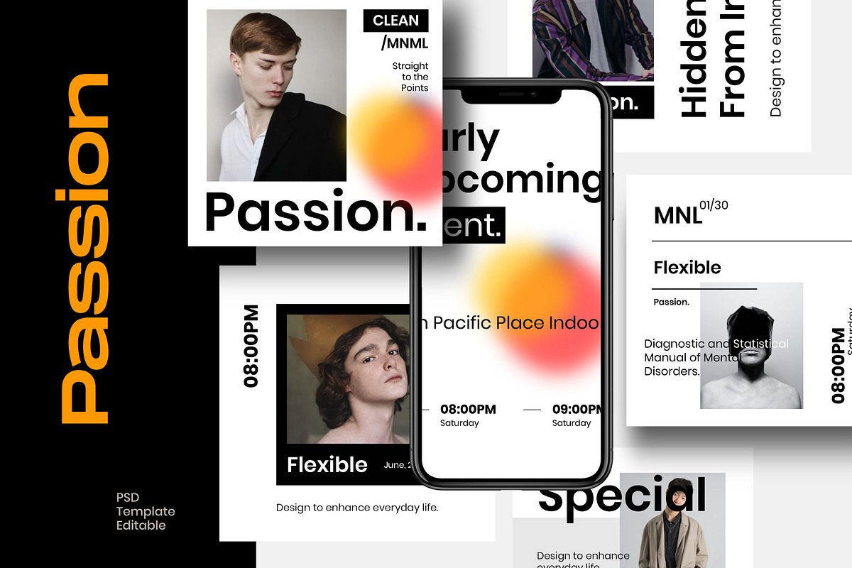PASSION - Street Urban Social Media, a Social Media Template by Dirtytemp Studio (Photo 14 of 14)