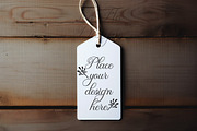 Gift tag template label stock photo, a Card Template by Leo Flo Mockups (Thumbnail 1 of 3)