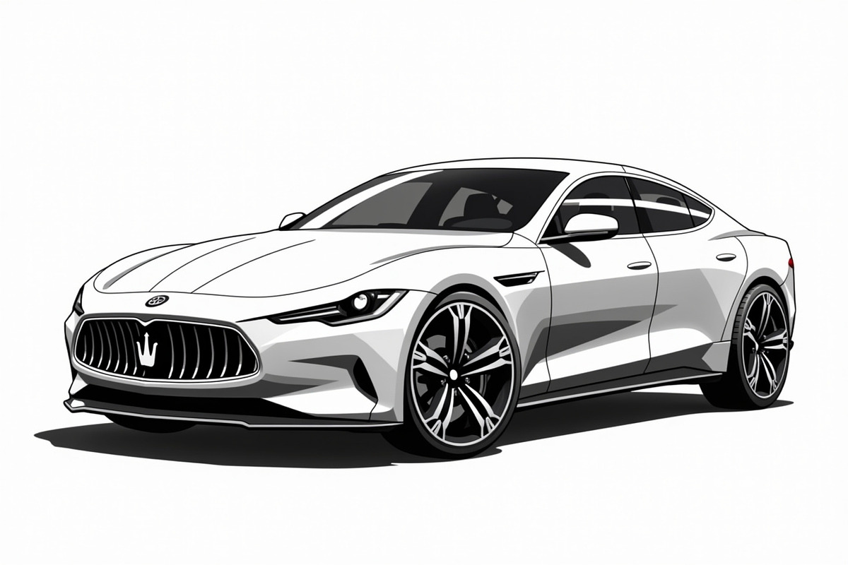 Modern Sports Car Vector Art Set, an Illustration by BIPLOB EXPERT (Photo 3 of 7)