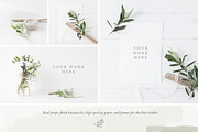 The Olive & White Mockup Bundle, a Print Template by White Hart Co. (Thumbnail 2 of 5)