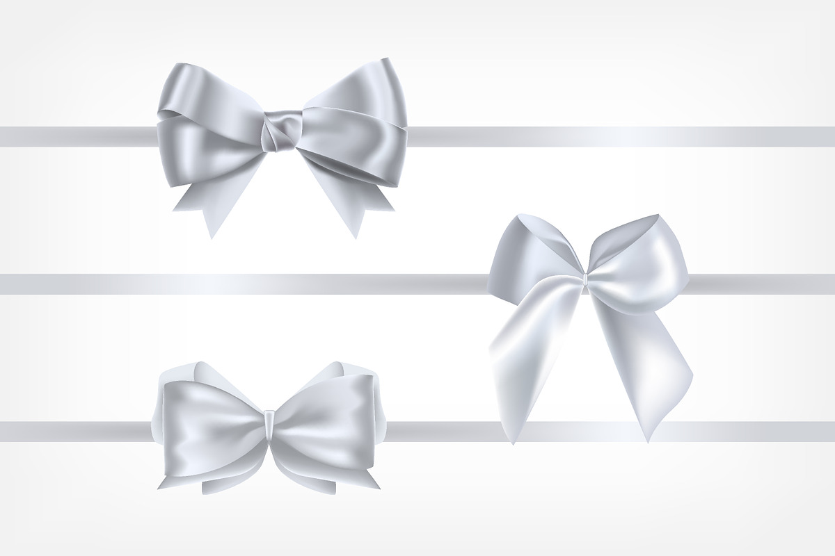 Realistic ribbons set, a Decorative Illustration by Good Studio