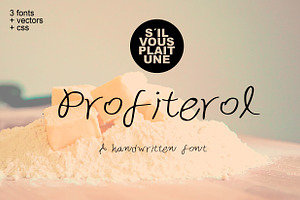 Profiterol Handwritten Font