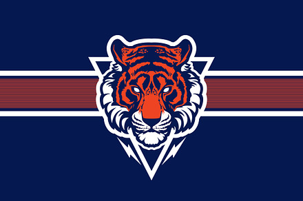 Tiger head sport logotype