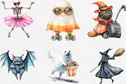 Quirky Halloween Sublimation Clipart, an Illustration by Black Bird Studio (Thumbnail 2 of 6)