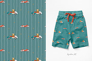 Little racers. Watercolor collection, an Animal Illustration by AfonshinaArt (Thumbnail 4 of 14)
