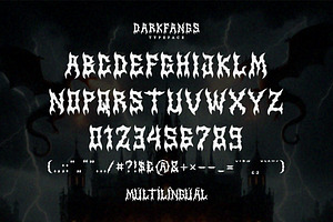 Darkfangs Blackmetal Font