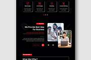 Business Landing Page Layout, a Landing Page Template by MightyDesign (Thumbnail 3 of 9)