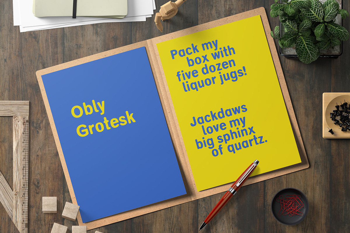 Obly Grotesk preview 5