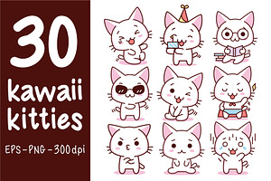 Kawaii Kitties Set