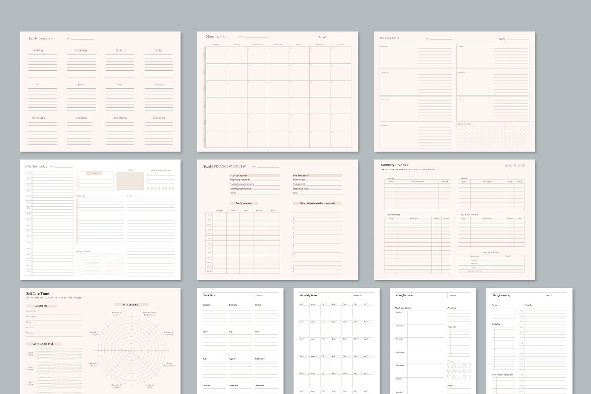 Planorama – Collage & Planning Pack, an Object Graphic by R-studio (Photo 5 of 15)