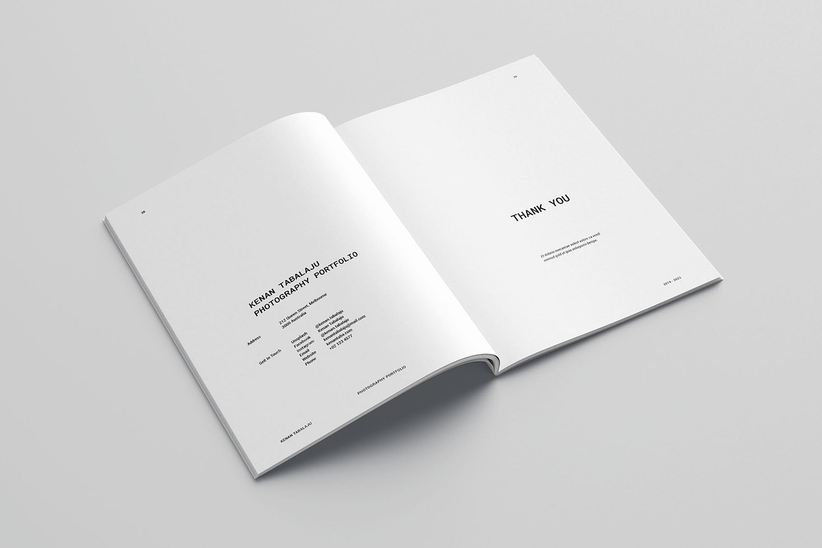 Photography Portfolio Template, a Brochure Template by Meenom Templates (Photo 15 of 16)