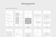 Kitchenware Pro - iOS Wireframe Kit, a Wireframe Template by WL (Thumbnail 3 of 5)
