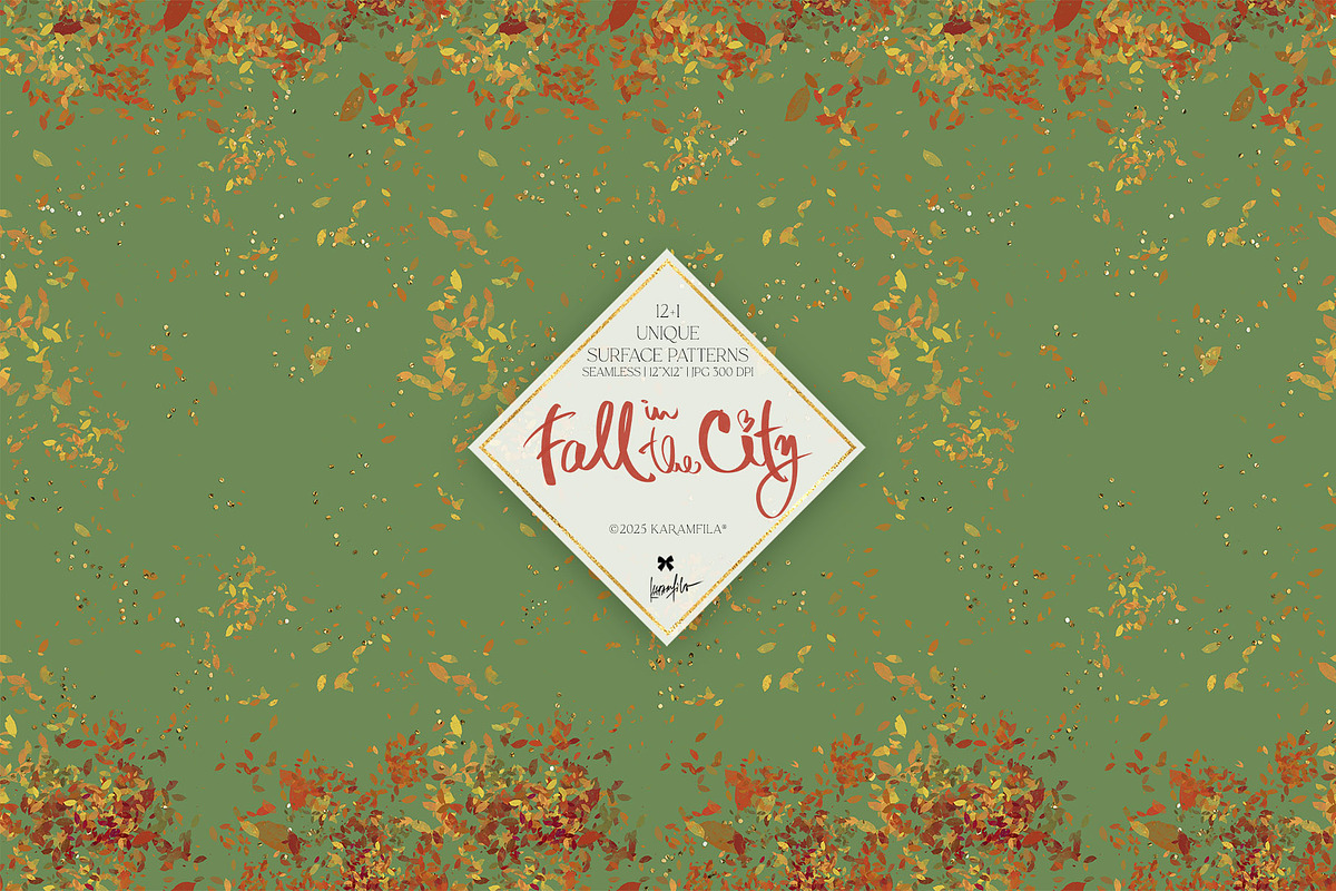 Fall City Hand Drawn Autumn Patterns, a Pattern Graphic by KaramfilaS (Photo 15 of 21)