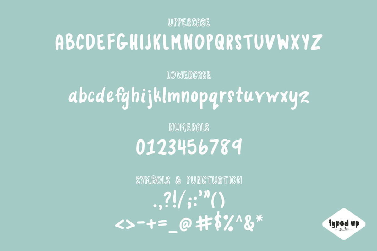 Cloud Nine Display Font preview 2