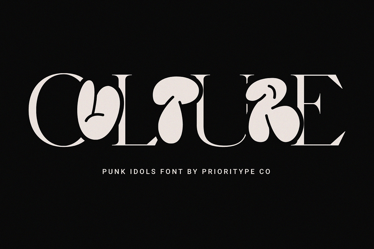 Punk Idols – Serif & Throw Up Font, a Serif Font by Prioritype Co (Photo 6 of 10)