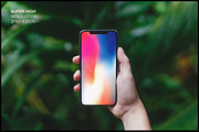 10 Authentic iPhone X Mockups, an iPhone Mockup by TomAnders (Thumbnail 2 of 7)
