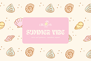 Girls Surf print pattern collection, a Decorative Illustration by Coco & Cub Studio (Thumbnail 2 of 13)