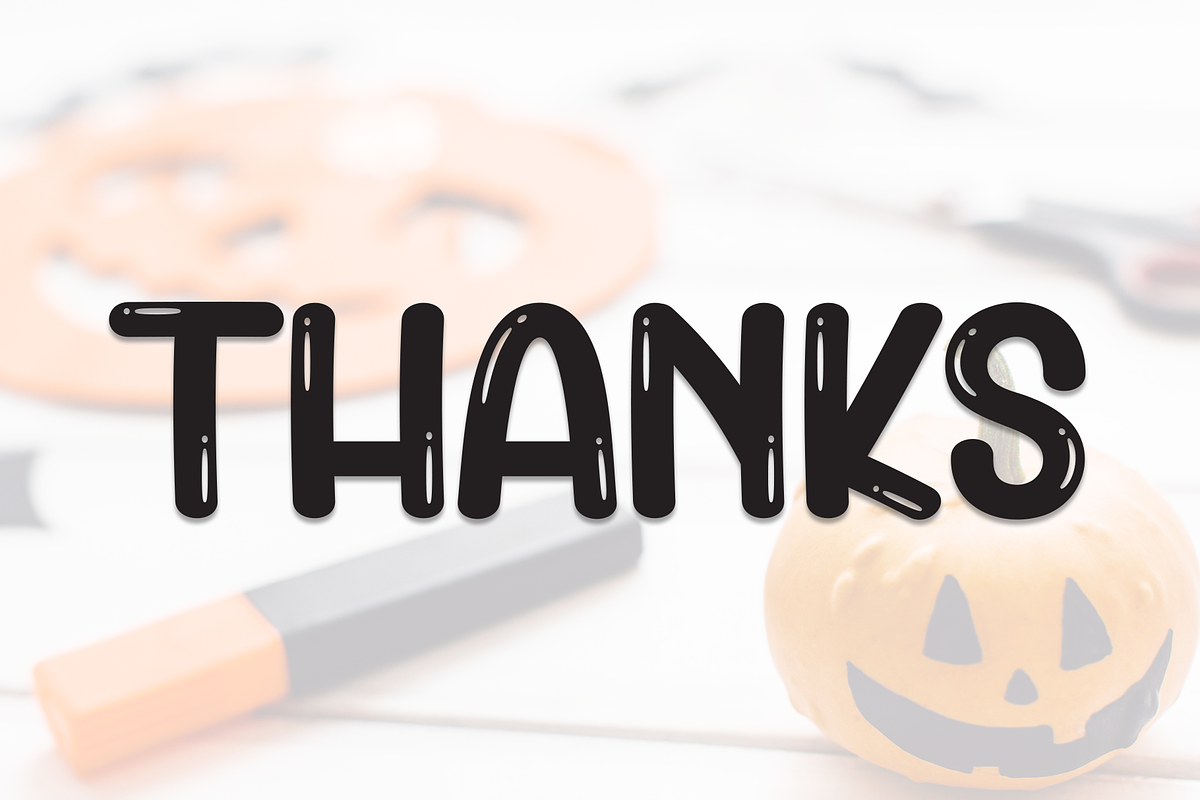 Pumpkin Marker | Script Font, a Script Font by Scratchones (Photo 8 of 8)