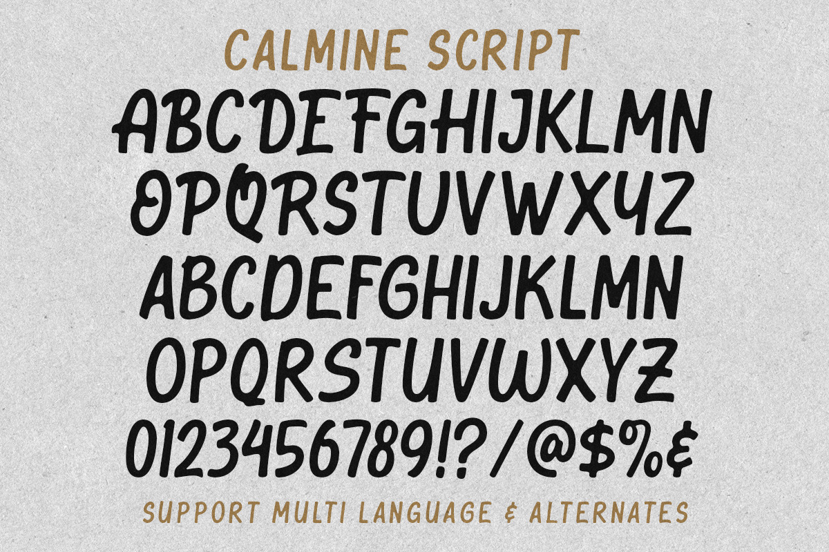 Calmine - Font Duo & Extras, a Font by Letterhend Studio (Photo 8 of 9)