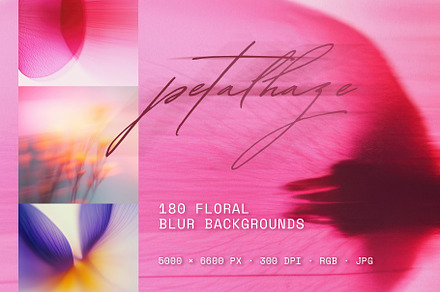 PETAL HAZE: Floral-Blur Backgrounds, a Background Graphic by alonahaidash