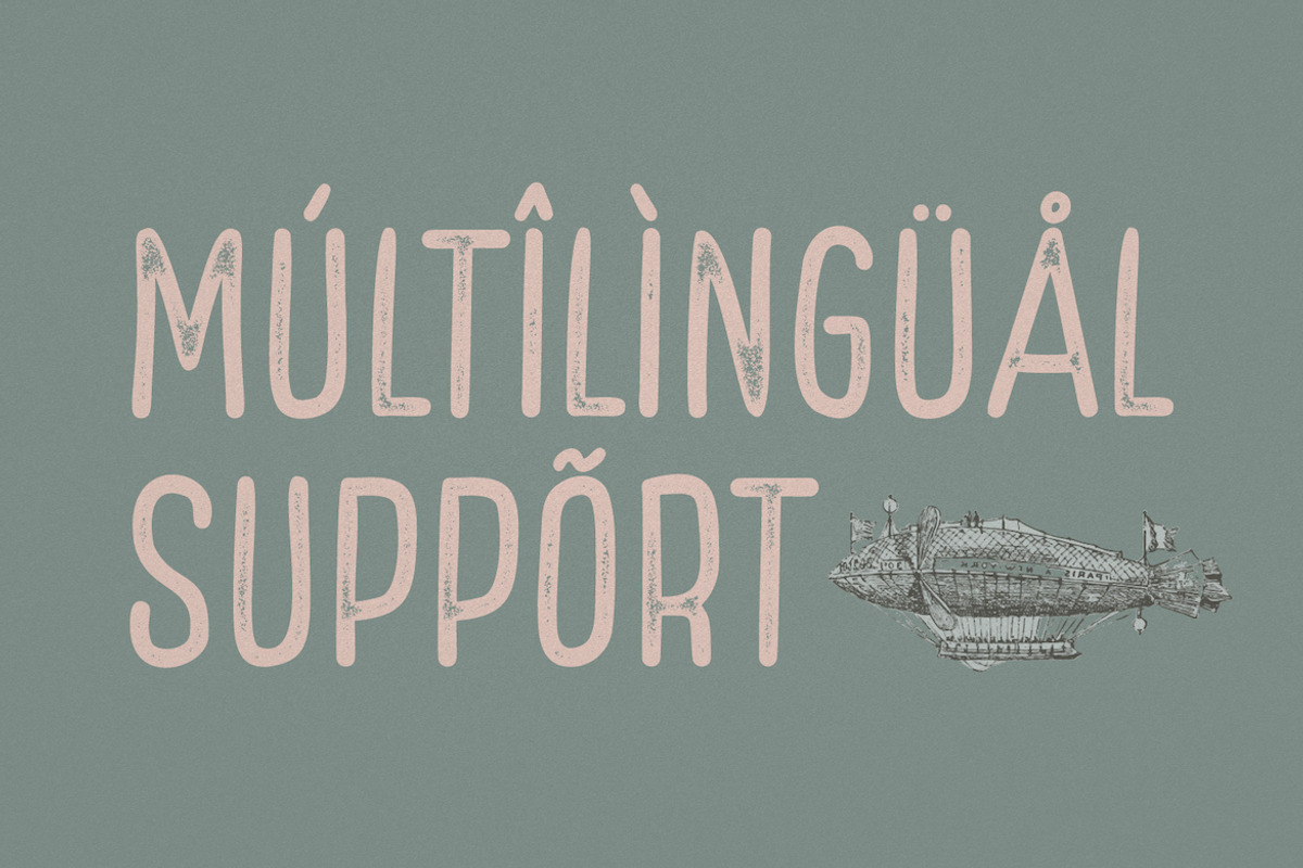 Barbarous Vintage Sans Serif Font, a Sans Serif Font by CreateBigSupply (Photo 6 of 8)