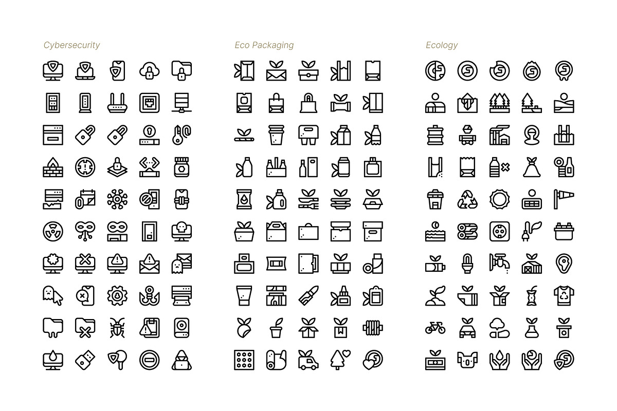 The Future is Now ICON BUNDLE!, an Outline Icon by Side Project (Photo 3 of 12)