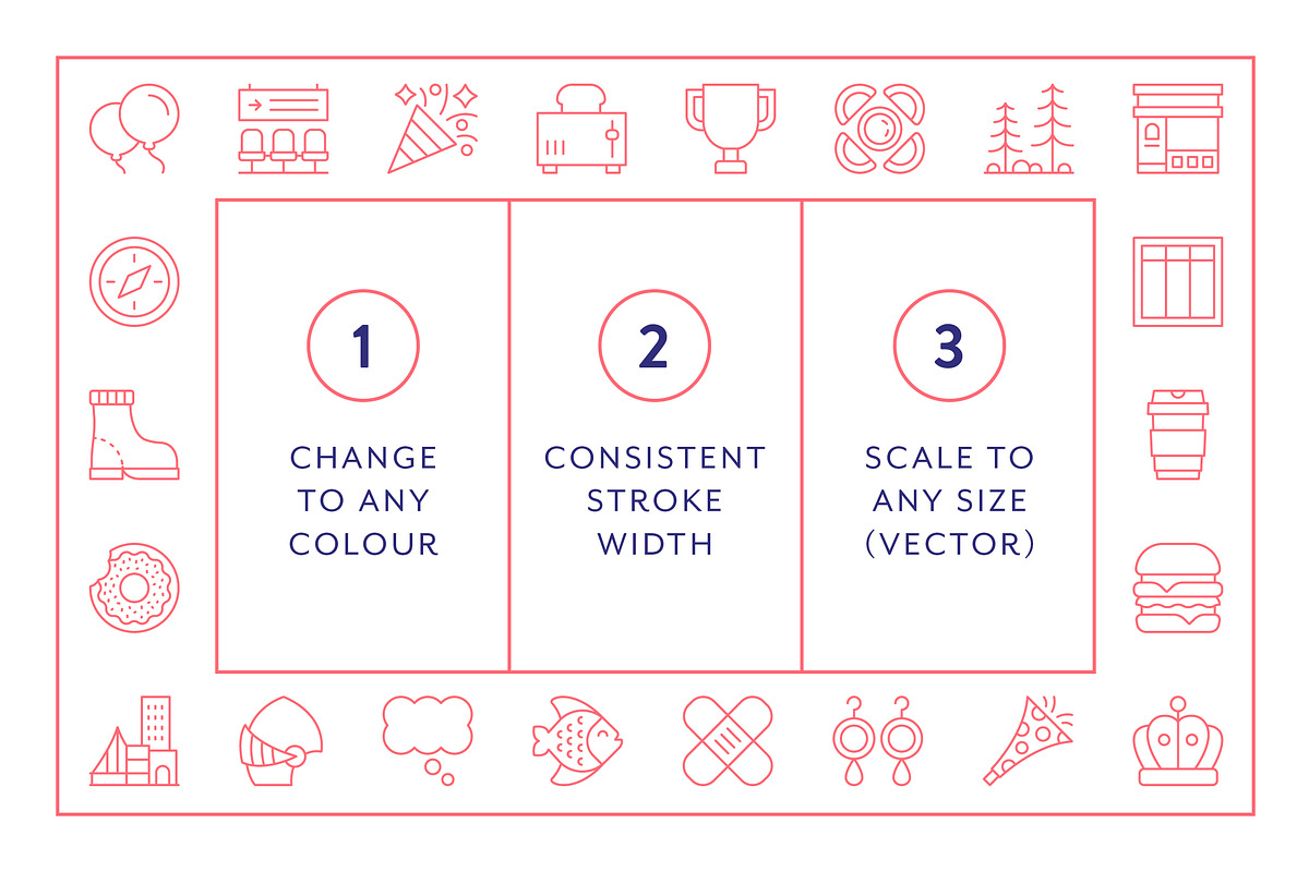 4x Mega Bundle (25% off) Line Icons, an Outline Icon by Made by Made (Photo 12 of 25)
