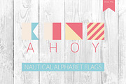 Nautical Alphabet Flags, an Object Graphic by The Bumble Box (Thumbnail 1 of 3)