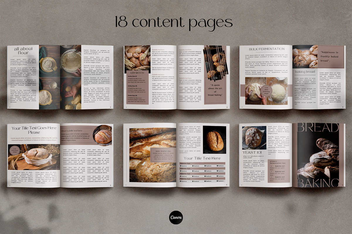 Canva Cookbook Template - Baker, a Magazine Template by Made by Melody (Photo 8 of 14)