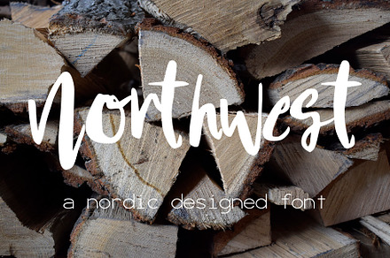 Northwest Font, a Script Font by SophieSaxo