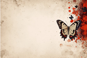 Butterfly Background. Generate Ai