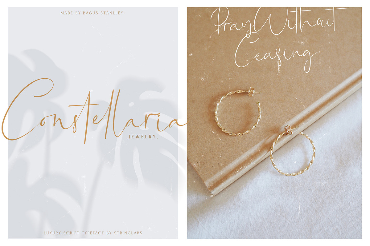 Bagus Stanlley - Stylish Script Font, a Script Font by StringLabs (Photo 8 of 11)