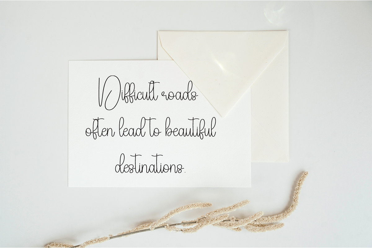 Singleboy | Script Font, a Handwritten Font by Scratchones (Photo 2 of 9)