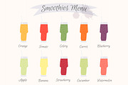 Collection fruit smoothies., a Food Illustration by itiir (Thumbnail 10 of 11)