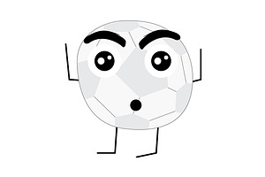 Cute Football Ball