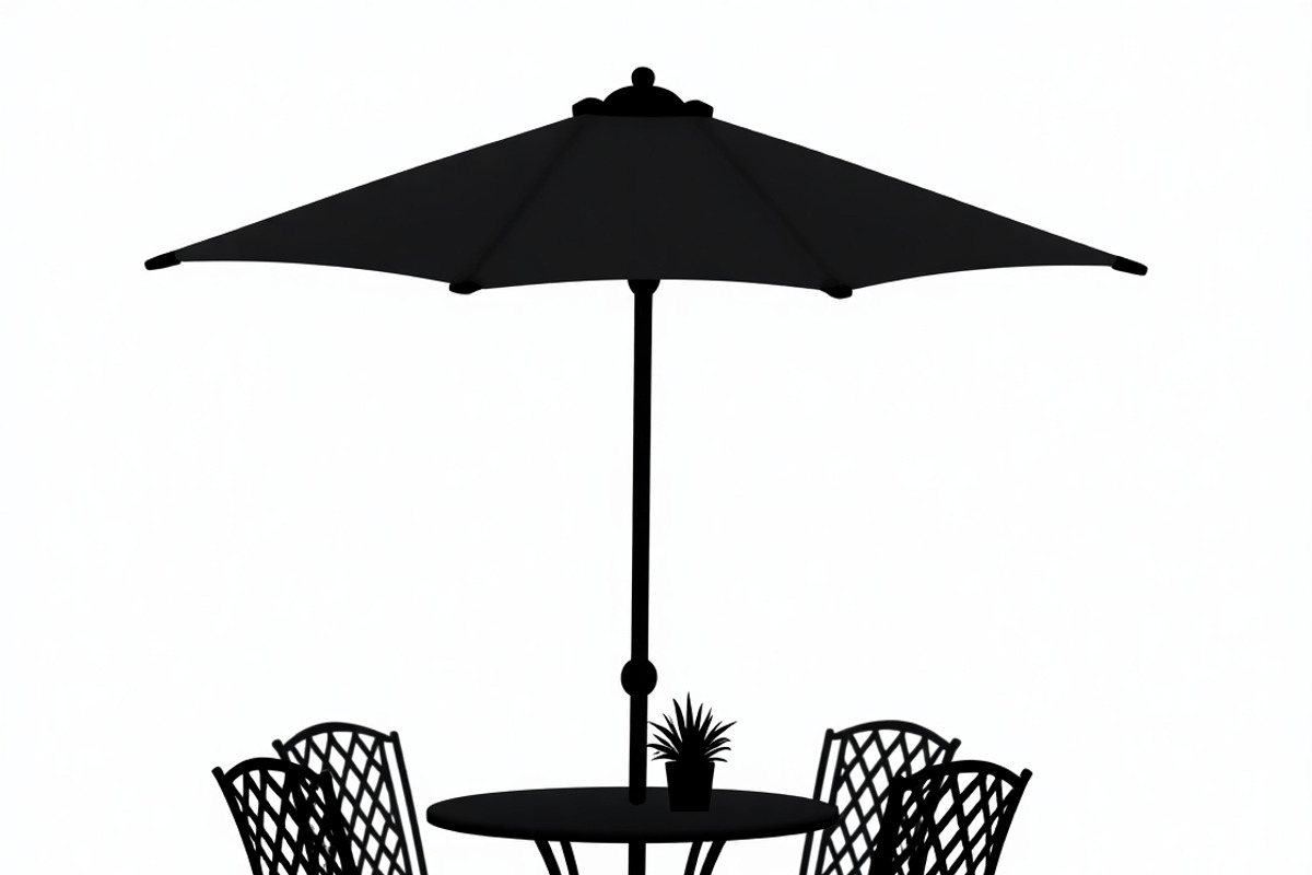 Table Umbrella Beach Silhouette, an Illustration by Amazin_art (Photo 5 of 13)