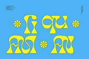 Bekix - Funky Liquid Retro Y2K Font, a Sans Serif Font by Casloop Studio (Thumbnail 3 of 9)